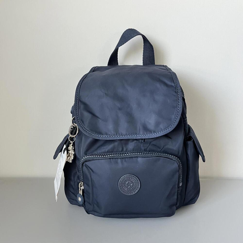 Kipling City Pack Mini Backpack in Navy Blue NWT